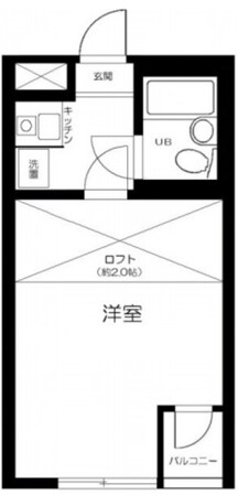 北赤羽駅 徒歩8分 2階の物件間取画像